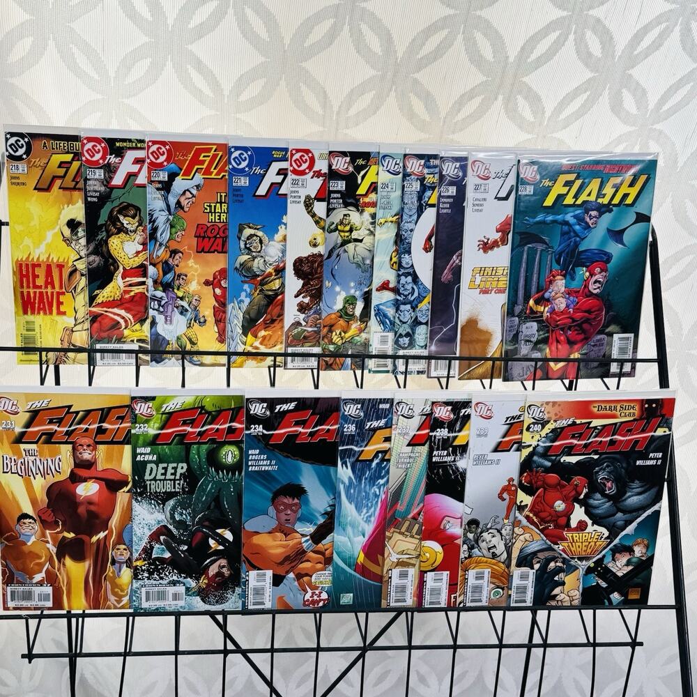 The Flash 218-228 231-232 236-240 lot (Volume 2‎ DC) Wally West Rogue War